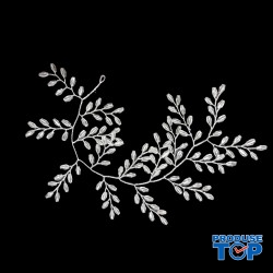 Bentita, coronita par mireasa decorata cu elemente translucide BPM10 Bentita, coronita par mireasa decorata cu elemente translucide BPM10