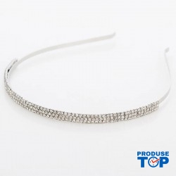 Bentita, coronita par din metal cu cristale decorative BP03