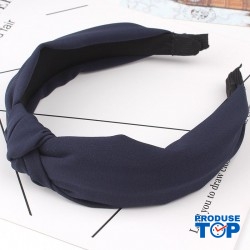 Bentita, coronita par bleumarin din material textil cu nod decorativ  BP05