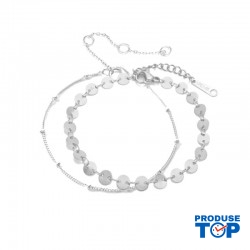 Set cu Doua Bratari Luxury Fashion Dama din material inoxidabil SBRD007 Set cu Doua Bratari Luxury Fashion Dama din material inoxidabil SBRD007