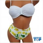 Costum de Baie din doua piese cu intaritura la sutien si slip normal CBD033