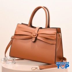 Geanta dama Office din piele ecologica maro eleganta cu bareta detasabila si catarama ACGD427  Geanta dama Office din piele ecologica maro eleganta cu bareta detasabila si catarama ACGD427