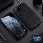 Husa slim compatibila cu IPHONE12-12 PRO, din piele eco neagra HL-IP12-12PRO-LEATHER