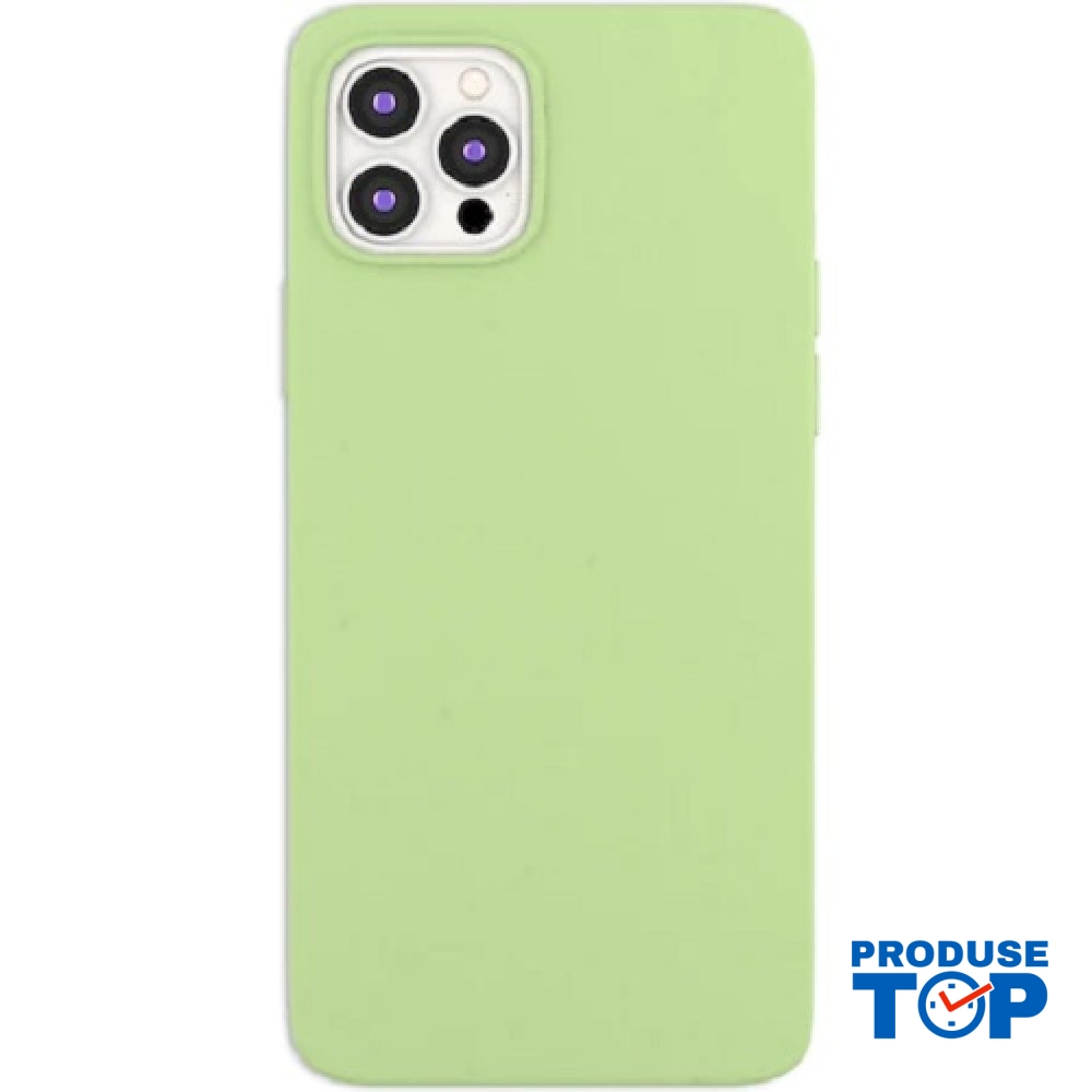 Husa slim compatibila cu IPHONE12-12 PRO, silicon verde hs-ip12-12pro