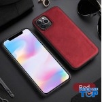 Husa slim compatibila cu IPHONE12-12 PRO, din piele eco rosie HL-IP12-12PRO-LEATHER