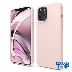 Husa Spate Iphone 13 PRO Antishock Bej din Membrana Siliconata HS-IP13 PRO-SIL