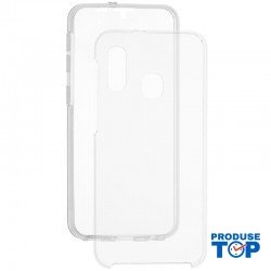 Husa Samsung Galaxy A20e 360 Full Coverage Silicon Transparent 
