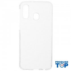 Husa Samsung Galaxy A40 Neagra Transparenta Husa Samsung Galaxy A40 Neagra Transparenta