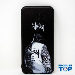 Husa Samsung Galaxy 4+ Imprimeu Negru si Alb