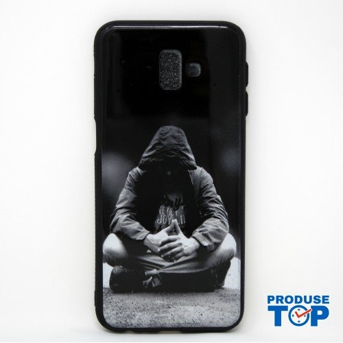 Husa Samsung Galaxy J6+ Imprimeu Black&White