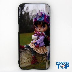 Husa Samsung Galaxy J6+ Imprimeu Fetita cu Pisica