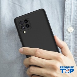 Husa slim compatibila cu Samsung Galaxy A22 4G, silicon Negru hs-samsA224G