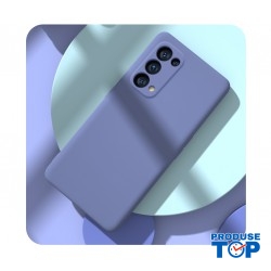 Husa slim compatibila cu Samsung Galaxy S20 4G, silicon albastru hs-samsS20