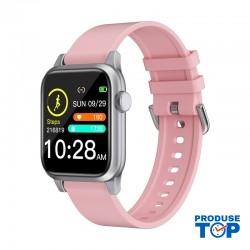 Ceas Smart Sport Roz cu monitorizare Cardiaca si sistem imunitar SWP18