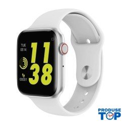 Ceas Smartwatch Touch Screen Alb cu bluetooth Karen SWW34