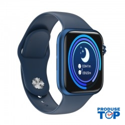 Ceas Smart Sport Albastru cu monitorizare temperatura si sistem imunitar SWW98