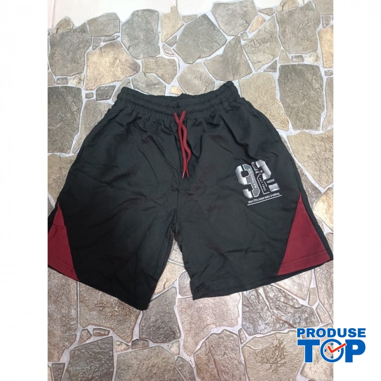 Pantaloni Barbatesti negri scurti  PSB01