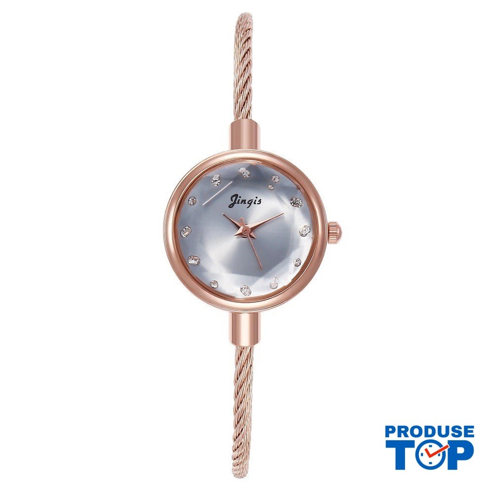 Ceas Dama Clasic Alb tip Bratara cu cadran sidefat CDQZ027 Ceas Dama Clasic Alb tip Bratara cu cadran sidefat CDQZ027