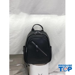 Rucsac Fashion negru din piele eco cu  bareta detasabila ACRD341