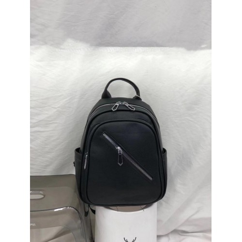 Rucsac Fashion negru din piele eco cu  bareta detasabila ACRD341