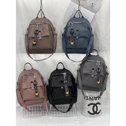 Rucsac geanta dama materian textil cu breloc fashion ACRD399