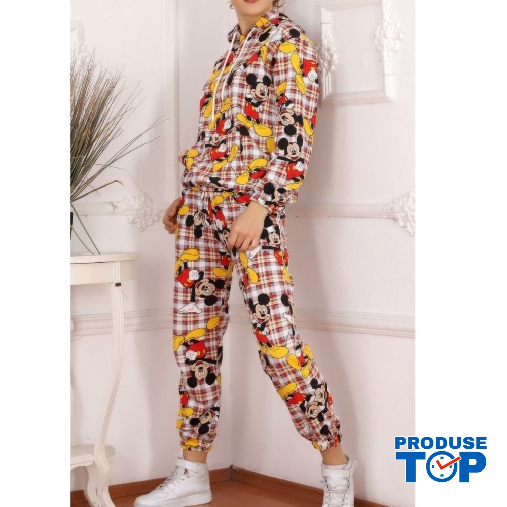 Trening Dama Fashion cu imprimeu desen animat TND09 Trening Dama Fashion cu imprimeu desen animat TND09