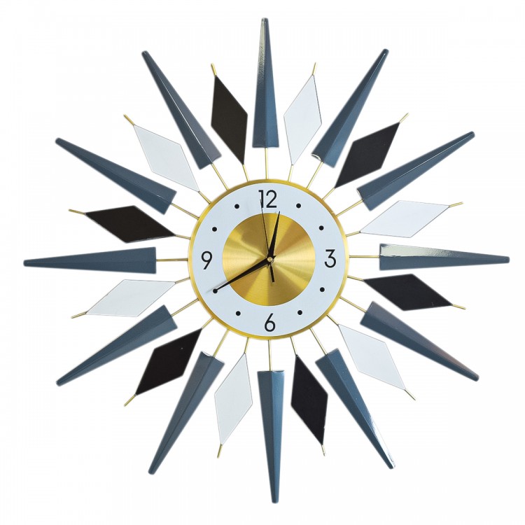 Ceas de perete, stil elegant, Metal, mecanism Silentios, D4177, 70 cm, Multicolor