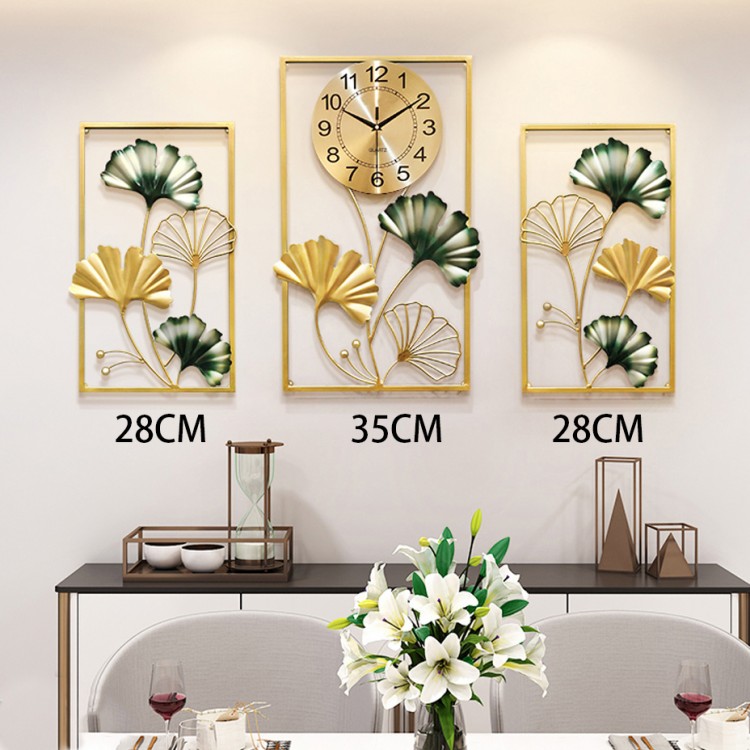 Ceas de perete, stil elegant, Metal, mecanism Silentios, D4179, 91*56 cm, Multicolor