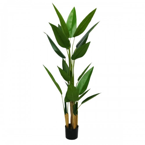 Planta artificiala, Canna cu ghiveci, D4244, 170cm, verde