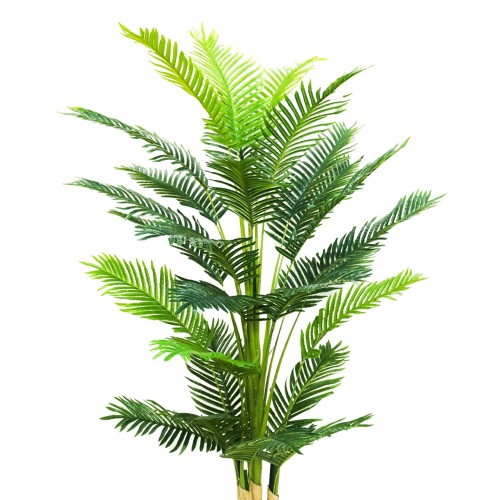 Planta artificiala, Palmier Areca fara ghiveci, 27 frunze, D4256, 190cm, verde