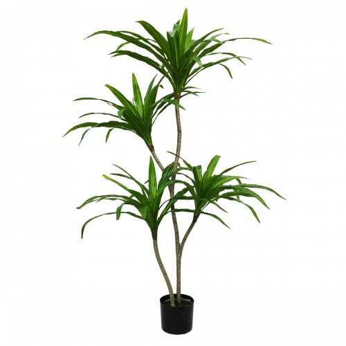 Planta artificiala, Dracaena cu ghiveci, D4262, 160cm, verde