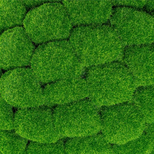 Figurina din iarba artificiala, Naimeed D6547, Sfera, Verde, 68 cm