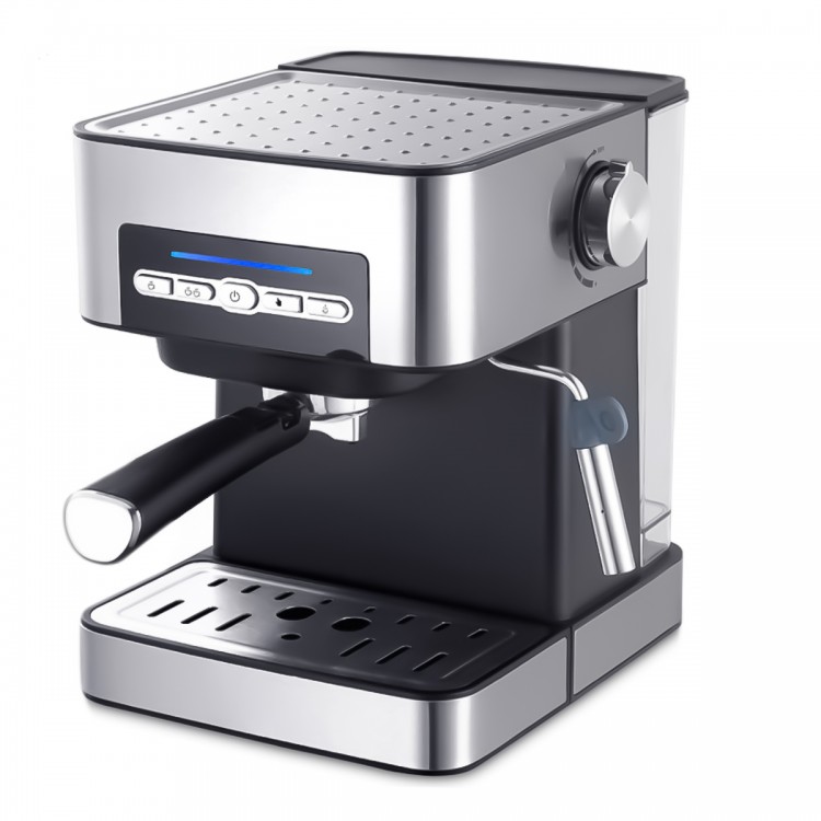 Espressor Sokany SK-6862, 850W, 15 bari, rezervor apa 1.6L, Negru/Inox