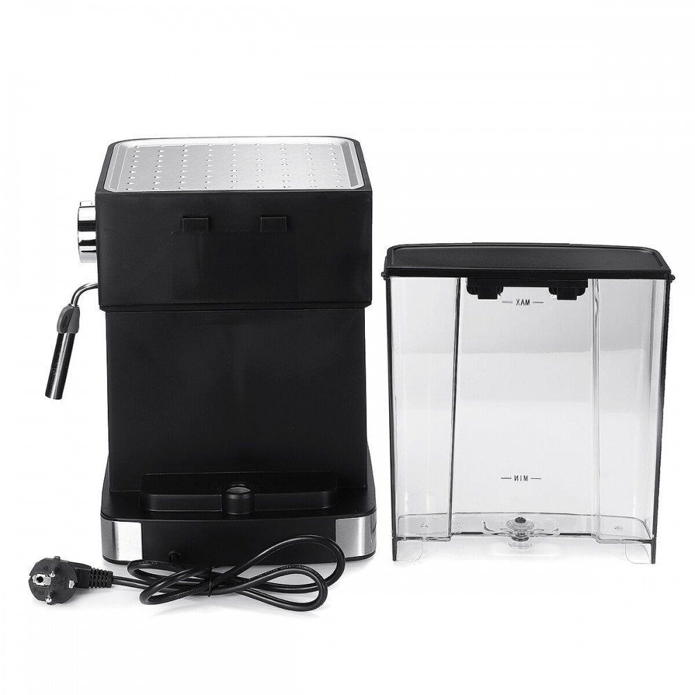 Espressor Sokany SK-6862, 850W, 15 bari, rezervor apa 1.6L, Negru/Inox