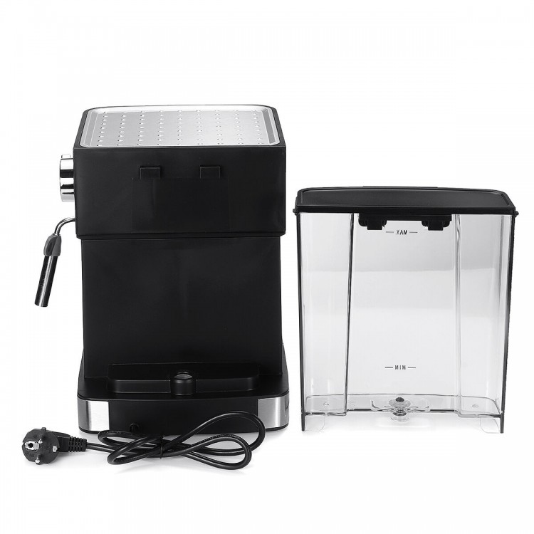 Espressor Sokany SK-6862, 850W, 15 bari, rezervor apa 1.6L, Negru/Inox