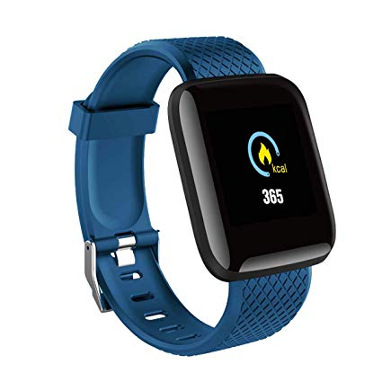Ceas Smartwatch Sport Albastru cu Functii de Ritm Cardiac si Tensiune Arteriala SWD13 image1