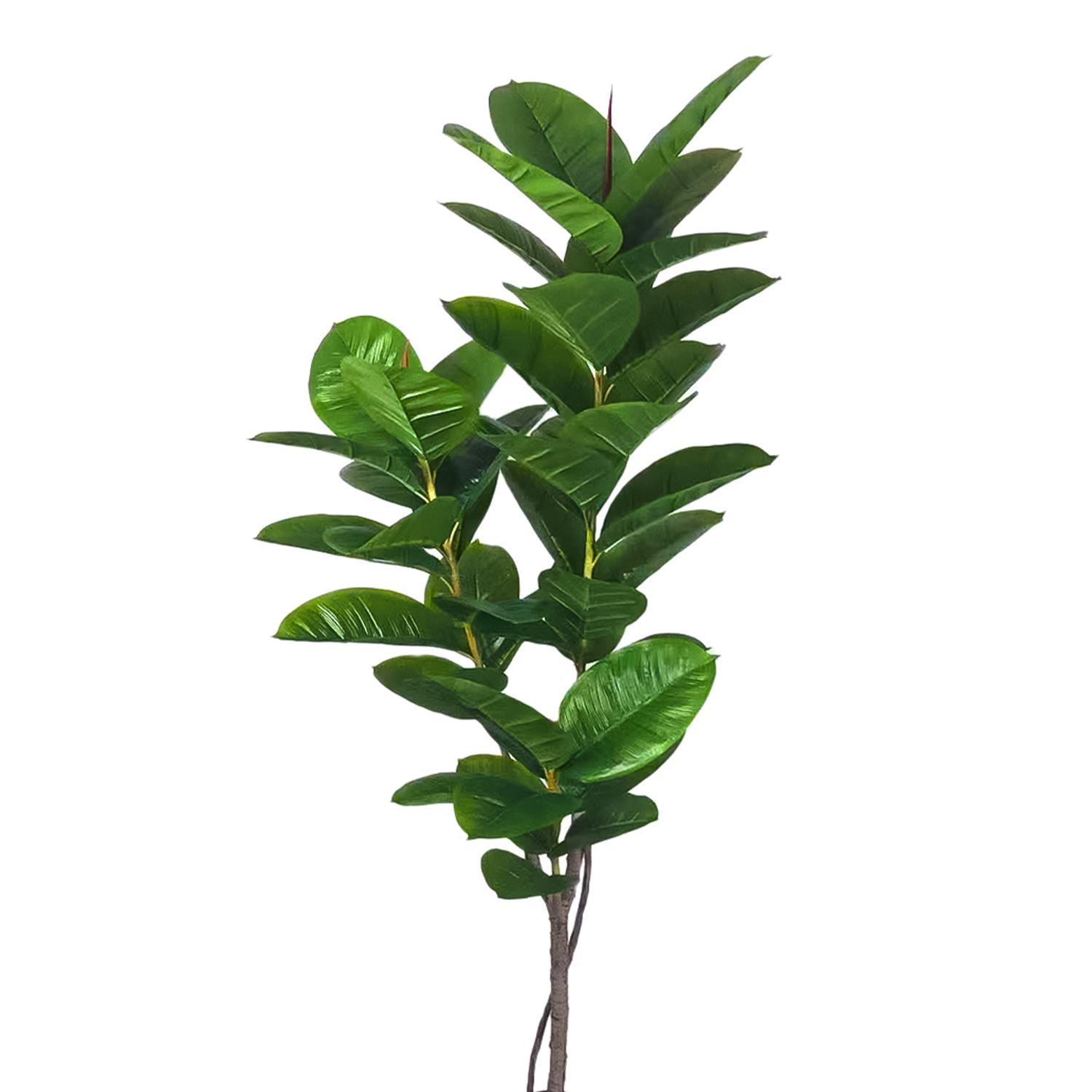 Copac artificial, Ficus Elastica fara ghiveci D3066, verde, 190 cm